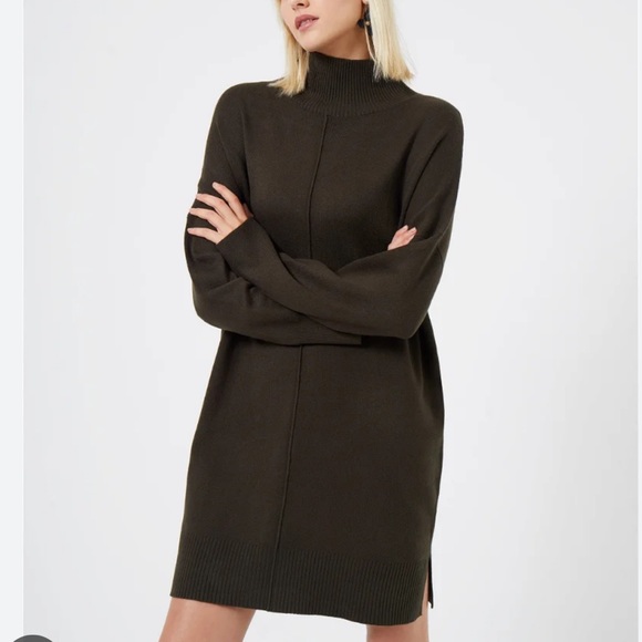 French Connection Babysoft High Neck Dress - Picture 1 of 4